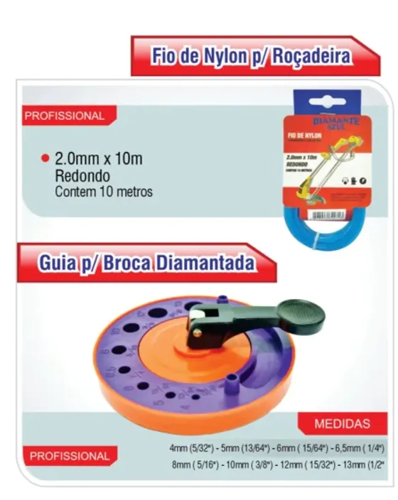 Fio de Nylon / Guia p/ Broca